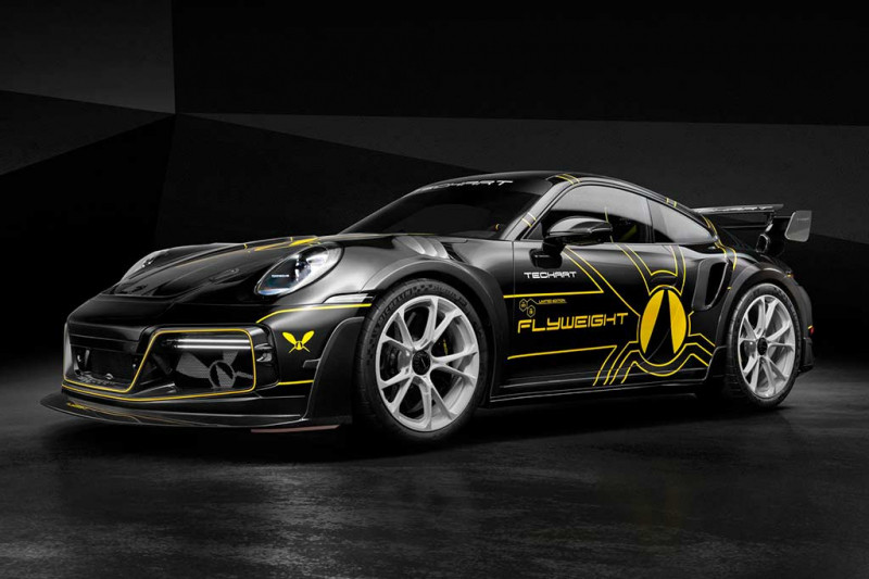 Фирма TechArt представила хардкорный Porsche 911 Turbo (992) в исполнении GTstreet R Flyweight