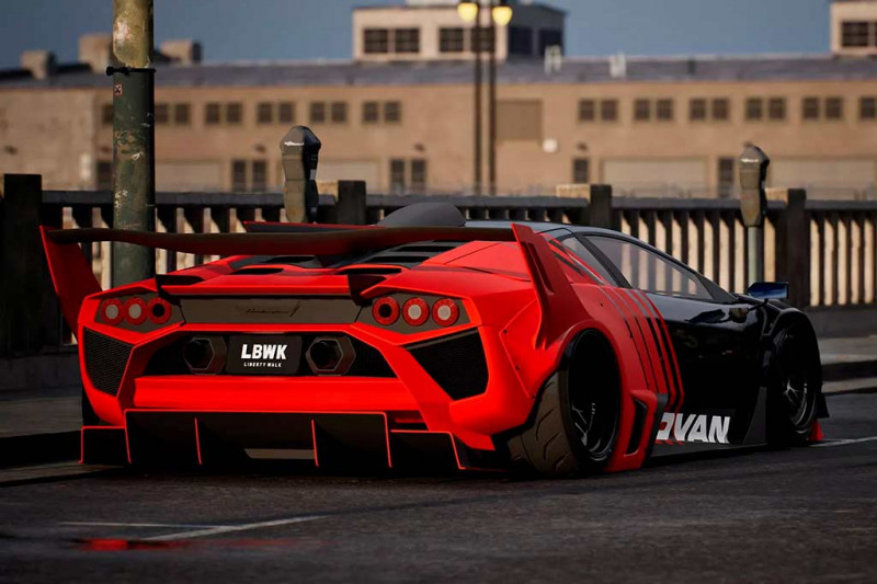 Ателье Liberty Walk представило суперкар Lamborghini Murcielago с современным обвесом