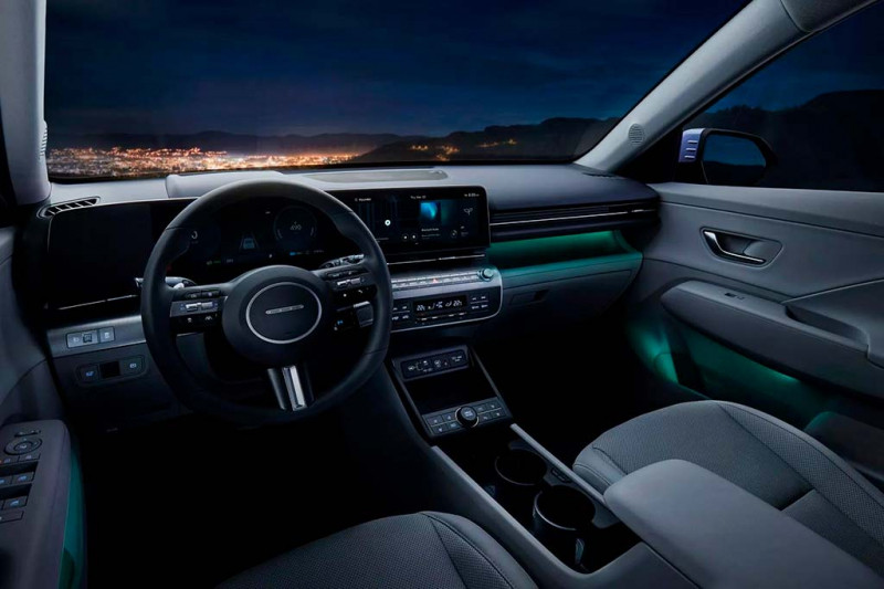 Кроссовер Hyundai Kona нового поколения обзавелся электрической модификацией Electric