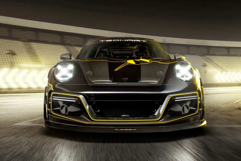 Фирма TechArt представила хардкорный Porsche 911 Turbo (992) в исполнении GTstreet R Flyweight