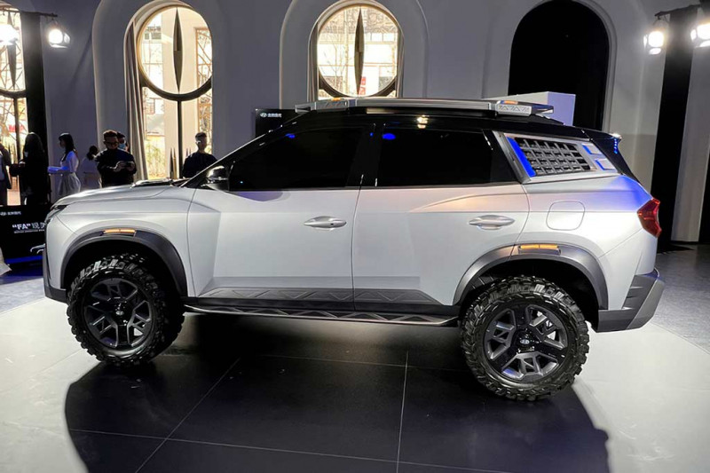 В Китае показали кроссовер Hyundai Mufasa: пока в виде брутального внедорожного концепта