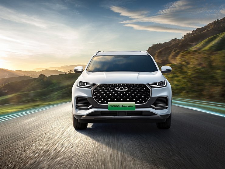 Chery рассекретила технические характеристики нового кроссовера Tiggo 8 Pro e+