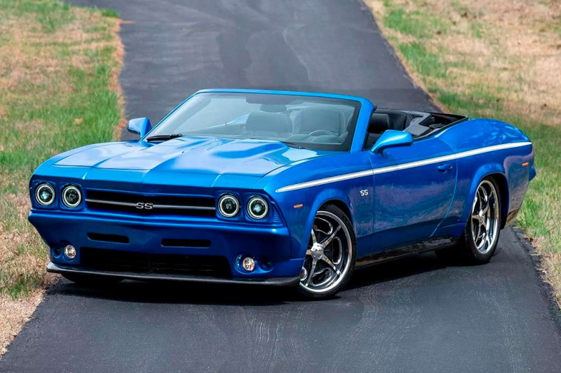 Chevrolet Camaro ZL1 в стиле классического Chevelle SS 1969 продадут с молотка 1 Chevrolet Camaro ZL1 в стиле классического Chevelle SS 1969 продадут с молотка