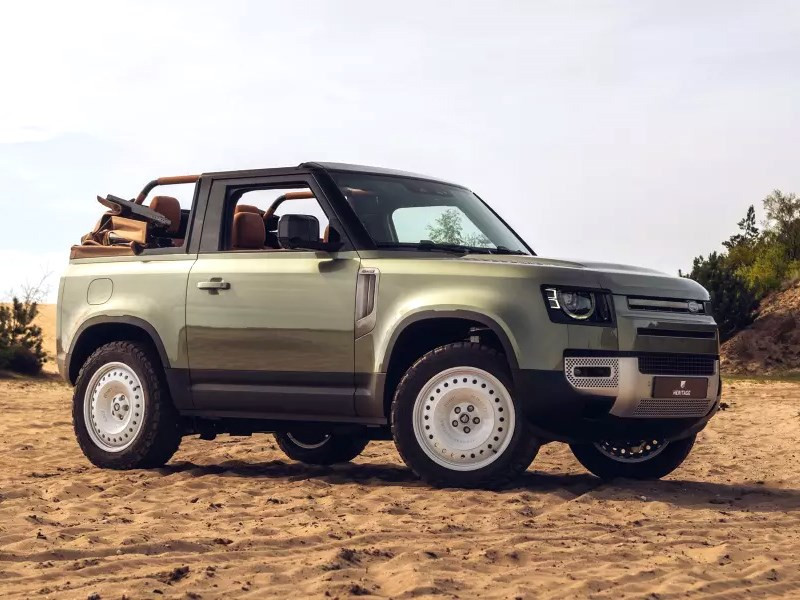 Land Rover Defender стали превращать в кабриолеты 1 Land Rover Defender стали превращать в кабриолеты