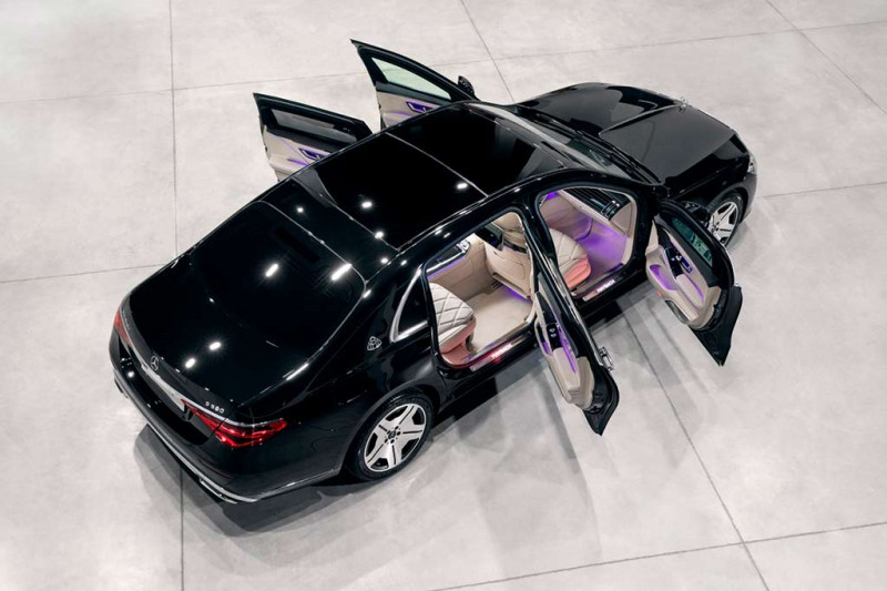 Российские тюнеры представили бронированный вариант лимузина Mercedes-Maybach S 580 4Matic