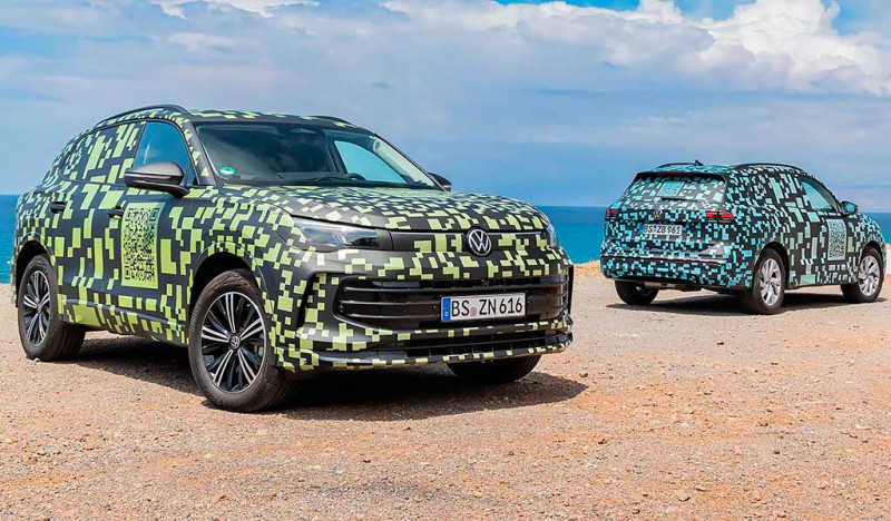 Новый Volkswagen Tiguan 3 рассекретили за несколько месяцев до премьеры