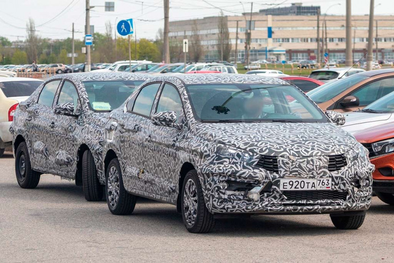 В сети появились шпионские фотографии экстерьера и интерьера новой Lada Granta