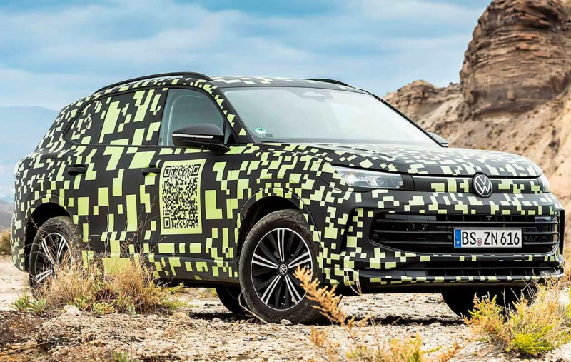 Новый Volkswagen Tiguan 3 рассекретили за несколько месяцев до премьеры