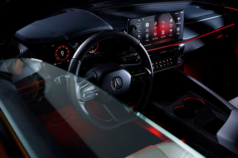 Новый кроссовер Acura ZDX стал первым электрокаром японской марки 8 Новый кроссовер Acura ZDX стал первым электрокаром японской марки