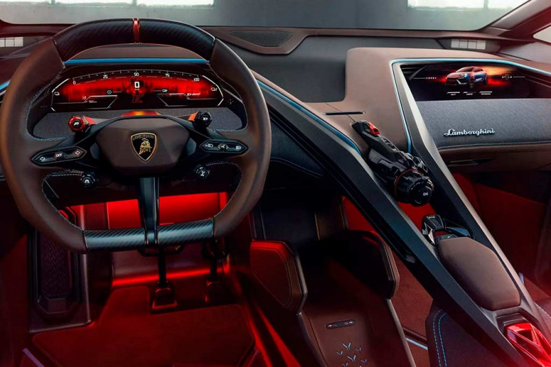 Концептуальный Lamborghini Lanzador: предвестник первого электрокара итальянской марки