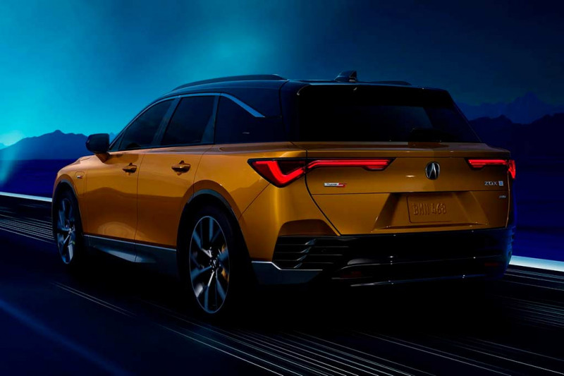 Новый кроссовер Acura ZDX стал первым электрокаром японской марки 7 Новый кроссовер Acura ZDX стал первым электрокаром японской марки
