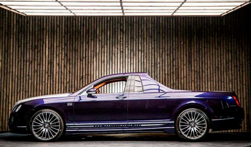 Уникальный пикап на базе Bentley Continental Flying Spur продают за 18,0 млн руб