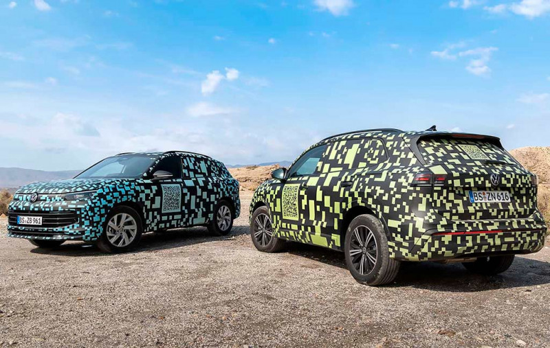 Новый Volkswagen Tiguan 3 рассекретили за несколько месяцев до премьеры