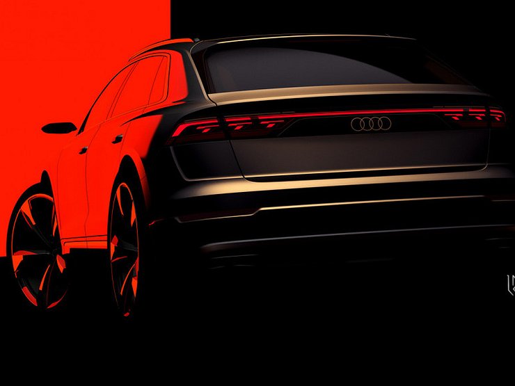 В Сеть «слили» первые изображения обновленного кроссовера Audi Q8