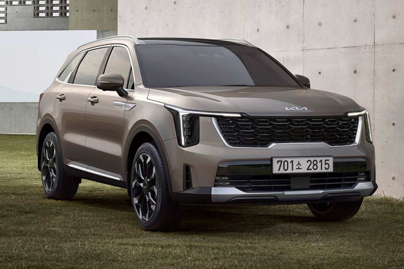 Корейцы официально рассекретили обновленный кроссовер KIA Sorento 2024