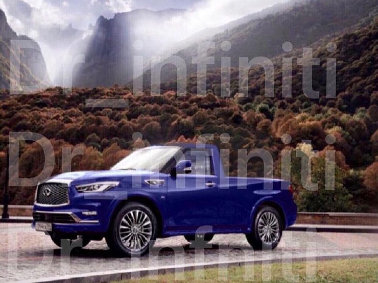 Новый Infiniti QX80 превратился в пикап