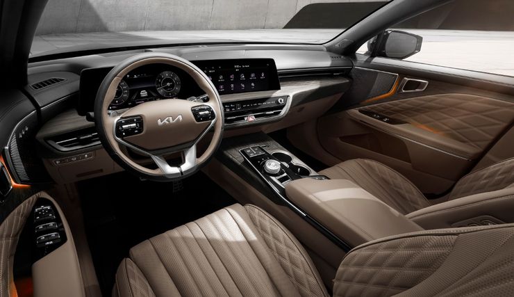 Kia показала салон роскошного седана K8